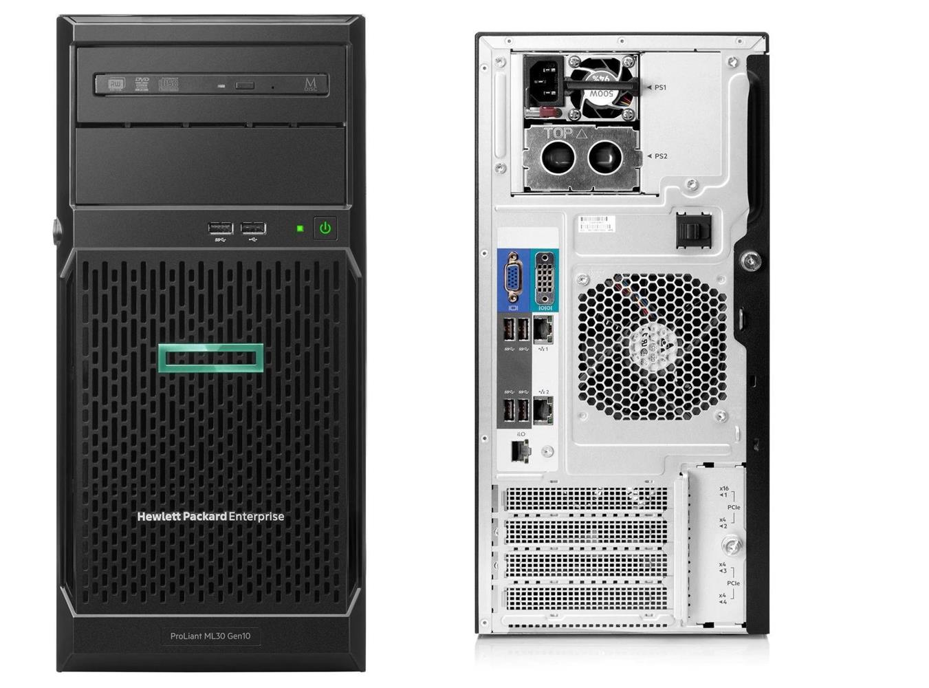 HPE P44718-421 ML30_BND GEN10 PLUS E2314 32GB (2-16) 2-960GB KINGSTON (4-3.5