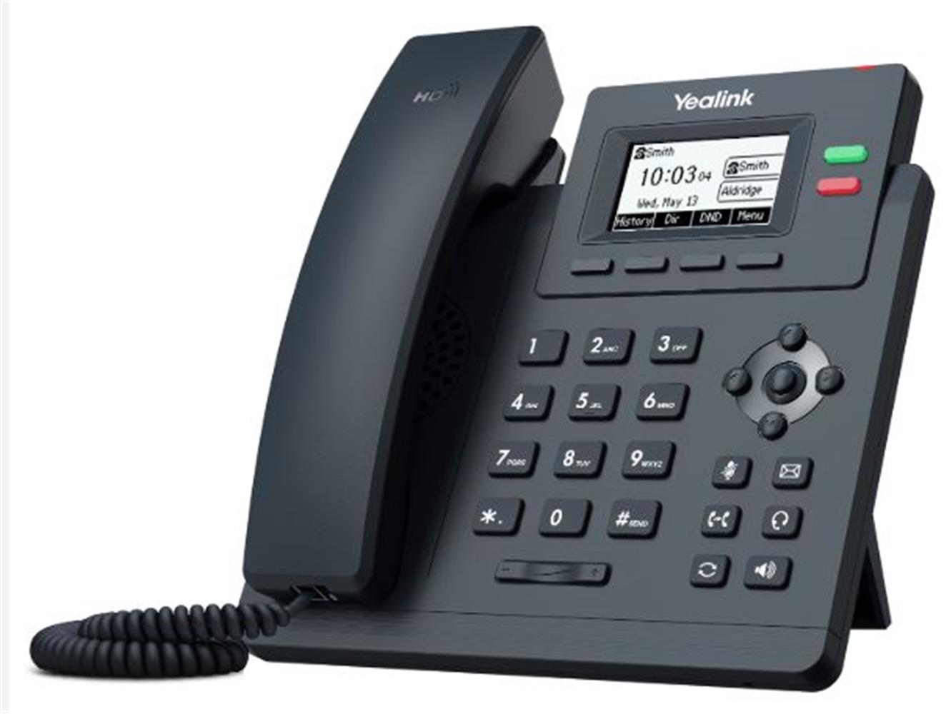 Yealink T31P IP Telefon PoE Destekli Adaptör Dahil
