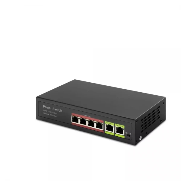 HADRON HD04 POE SWITCH 4 PORT 2 UPLİNK 4+2 10/100 MBPS