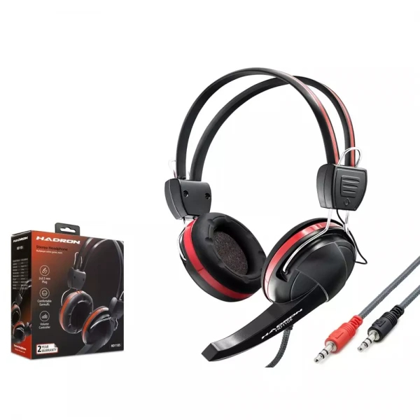 HADRON HD1105 KULAKLIK MİKROFONLU PC AUX 3.5MM