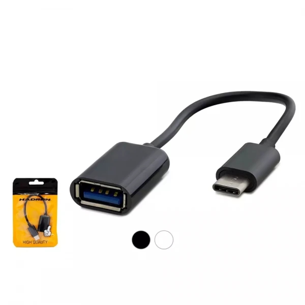 HADRON HDX1001 OTG TYPE-C TO USB 2.0 POŞETLİ