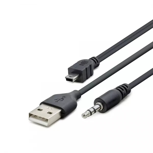 HADRON HDX1028 KABLO V3/5PIN TO USB/AUX MEDYA PLAYER KABLO