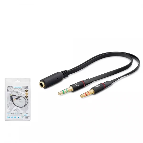 HADRON HDX1035 AUX KABLO MİKROFON VE KULAKLIK M2/F ÇEVİRİCİ