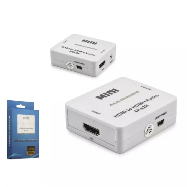 HADRON HDX1333 ÇEVİRİCİ HDMI TO HDMI + SESLI 2K 4K