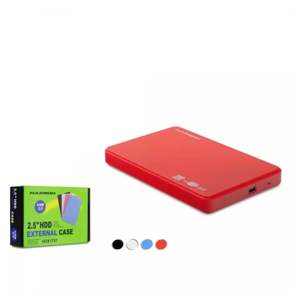HADRON HDX1757 HARDDİSK KUTUSU PLASTİK USB 2.0 SATA 2.5