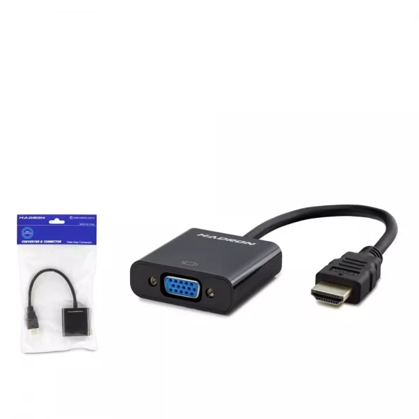 HADRON HDX2020 ÇEVİRİCİ HDMI TO VGA