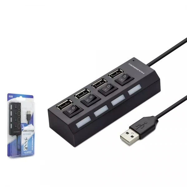 HADRON HDX7008 HUB USB 2.0 4 PORT