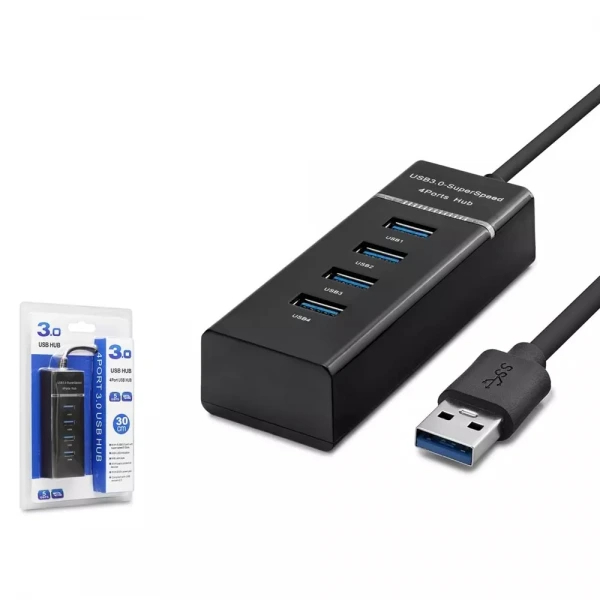 HADRON HDX7017 HUB USB 3.0 1 PORT + USB 2.0 3 PORT 27CM