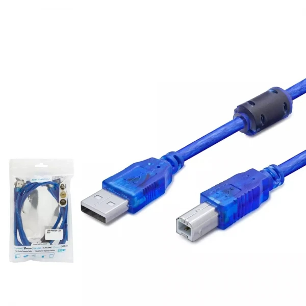 HADRON HDX7544 KABLO PRINTER TO USB 5MT USB 2.0 TRANSPARENT
