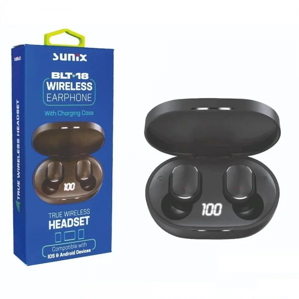 Sunix Siyah Blt 18 Wıreless Bluetooth